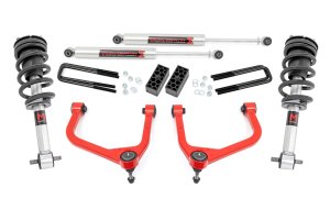 GMC Sierra 1500 Suspension Lift Kit - Front + Rear - Rough Country - 3.5 Inch Lift Kit with M1 Struts - '19-'25